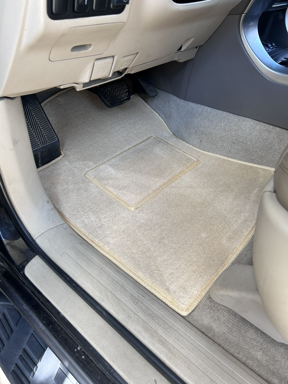 Килимки в салон ворсові для Toyota Land Prado 120 2003-2009 Ворс Преміум 5 шт. Чорний (27326883)