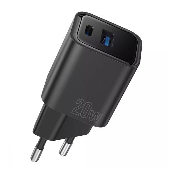 Зарядное устройство Proove Silicone Power Plus 20W Type-C/USB Black (WCSP2011001)