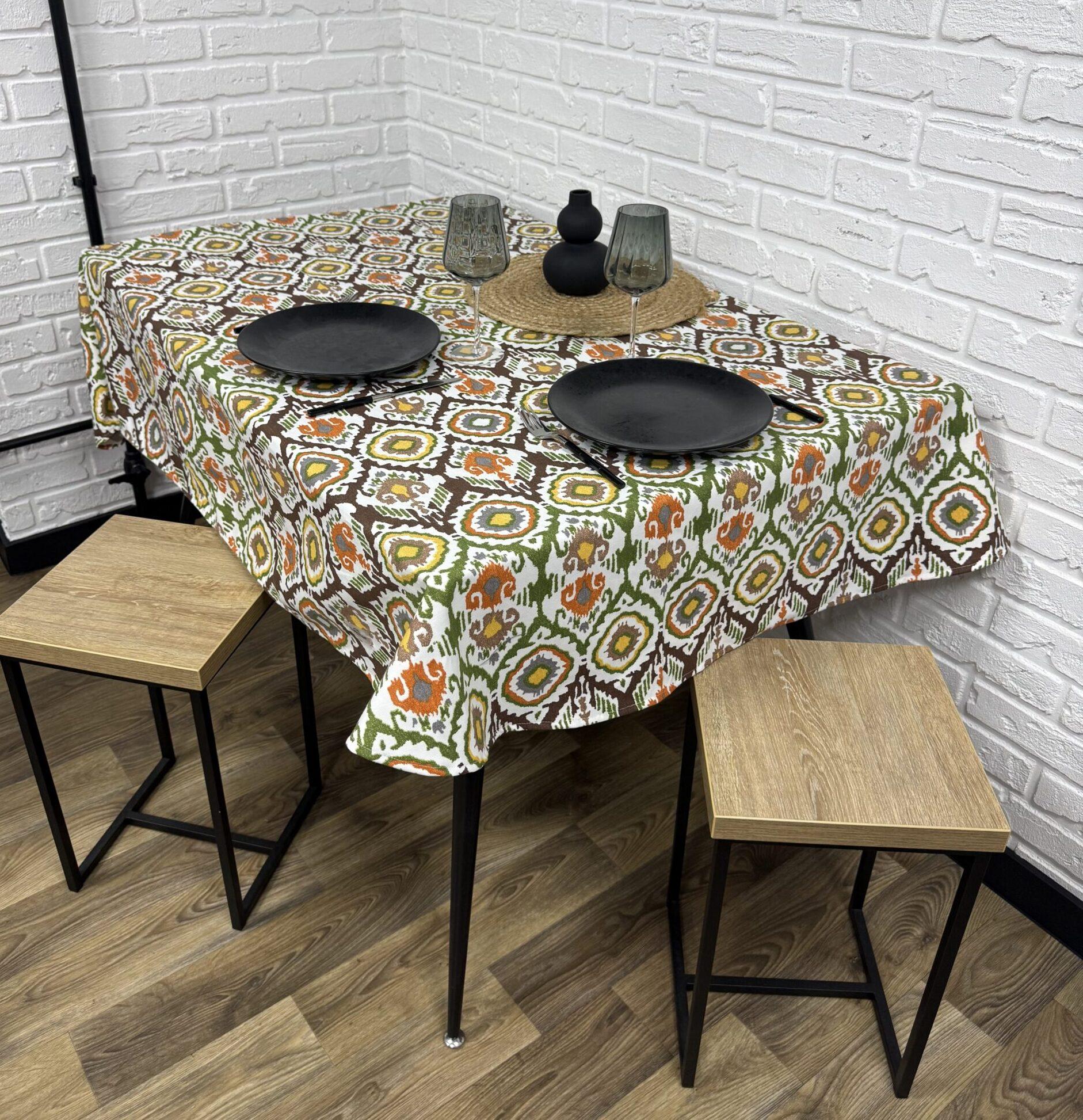 Скатерть Comfort Home Multiprint водоотталкивающая с тефлоновым покрытием 140x180 см
