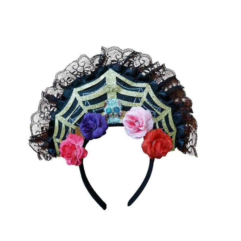 Обруч на Хэллоуин с блестками One size Разноцветный (172616)