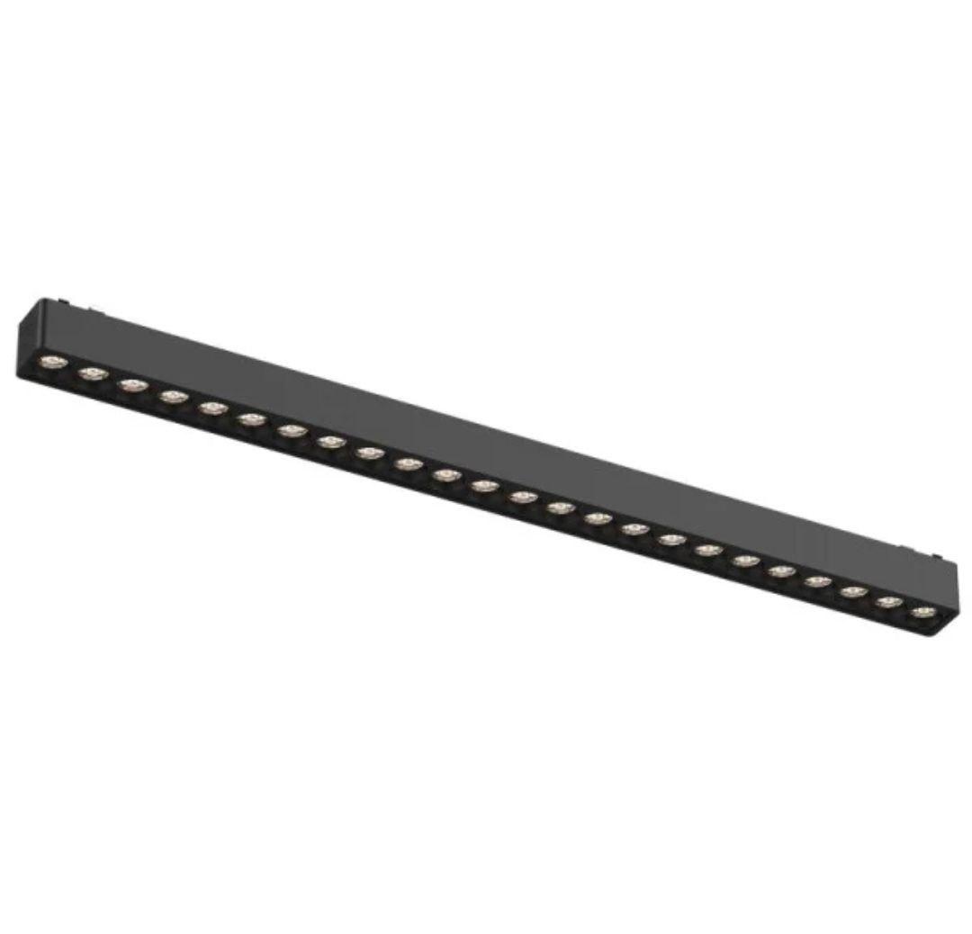 Светильник трековый МТ26-24T линзированный на ультратонкую магнитную шину 24 W 4000К L 445 Черный (34094)