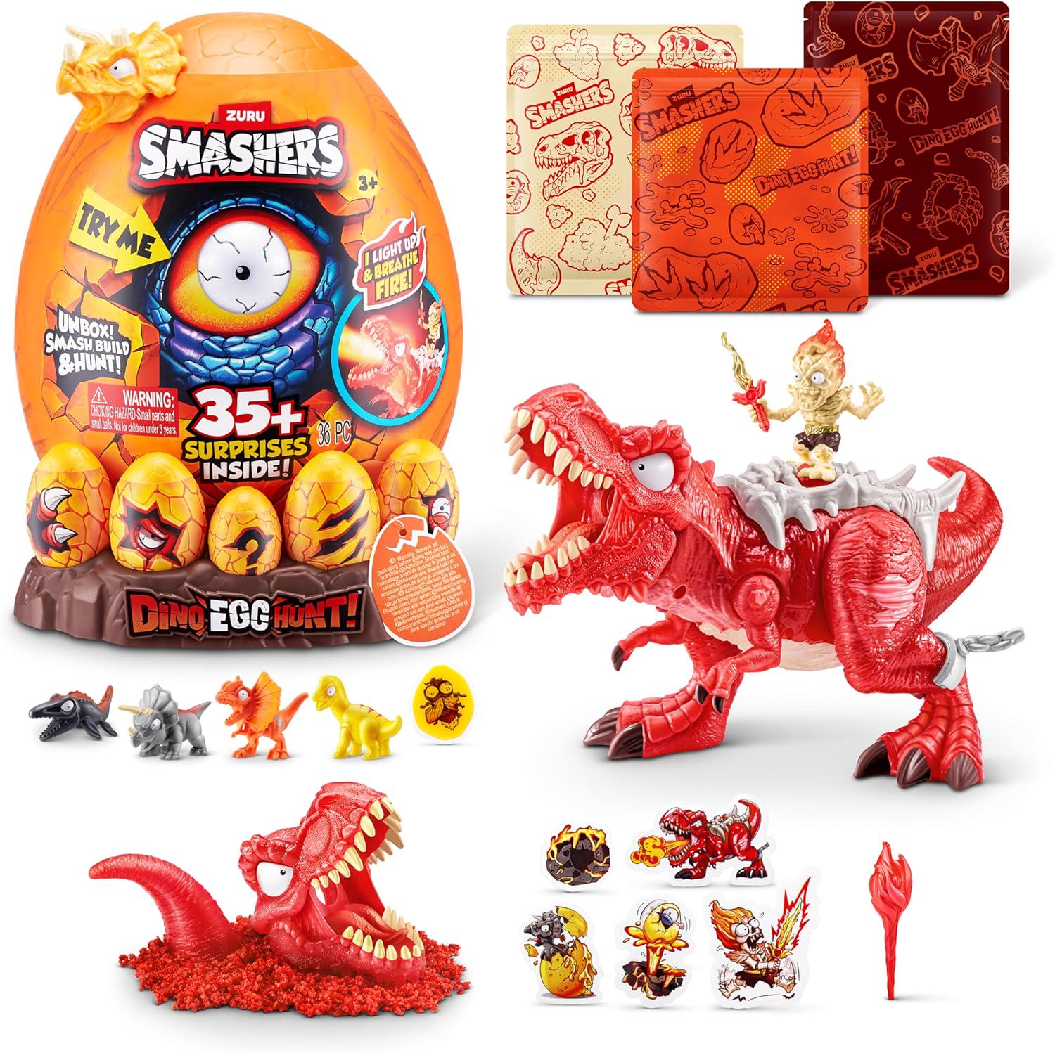 Игровой набор Zuru Smashers Dino Egg Hunt Light-Up T-REX (125598698) Игровой набор Zuru Smashers Dino Egg Hunt Light-Up T-REX (125598698)