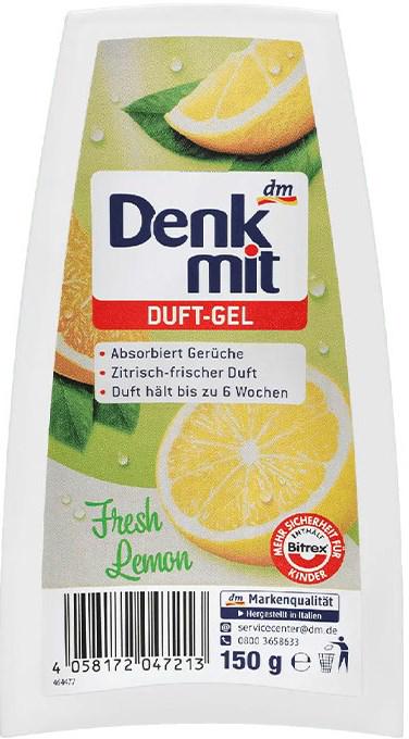 Освіжувач повітря гелевий Denkmit Fresh Lemon 150 г (14785)