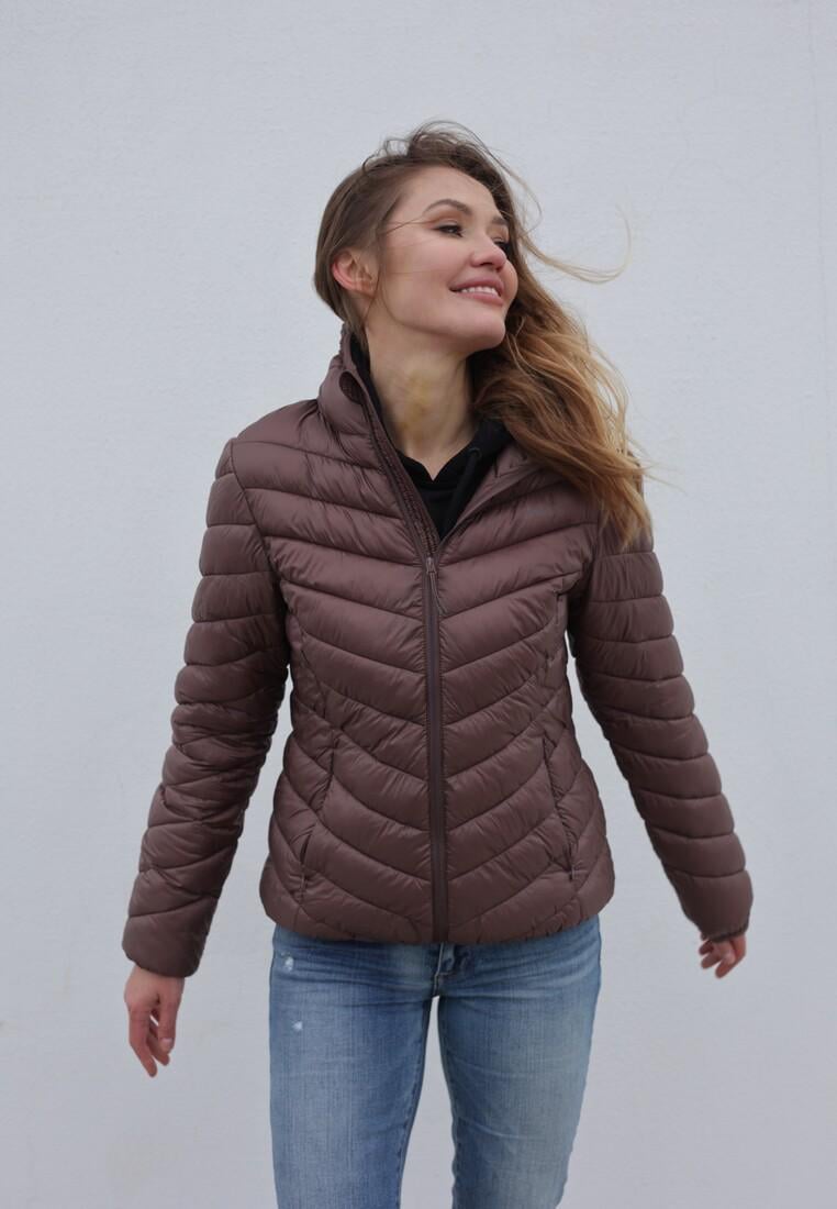 Ветровка женская Avecs 50226B/56 XXL Кофе - фото 4 Ветровка женская Avecs 50226B/56 XXL Кофе - фото 4