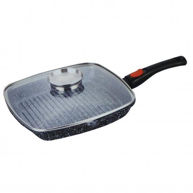 Сковорода-гриль с крышкой и съемной ручкой Benson BN-310