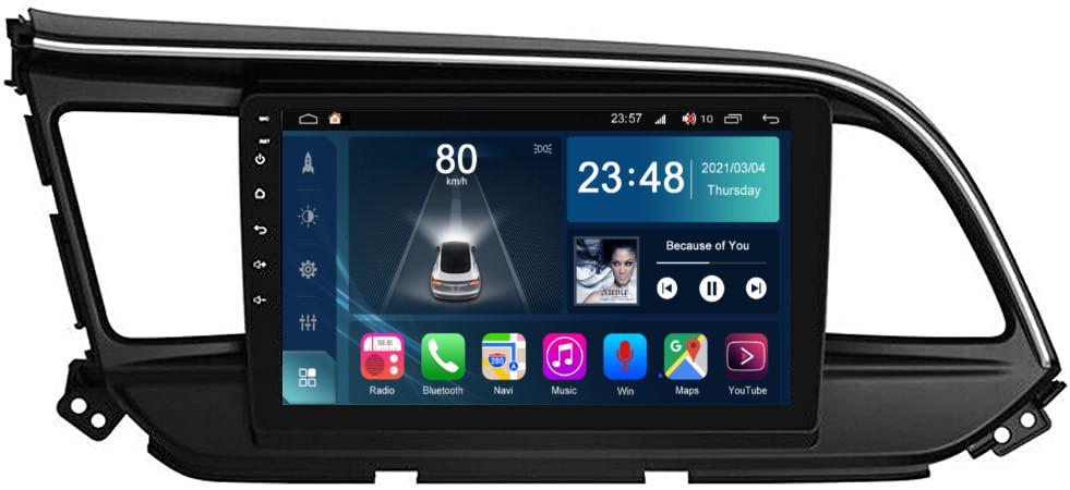Автомагнитола штатная Torssen F96128 для Hyundai Elantra 2019- г. 4G Carplay 6/128 GB 9" (2021106)