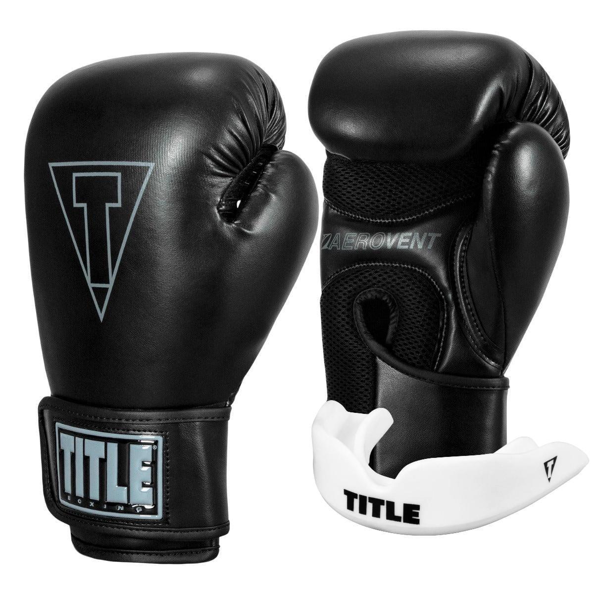 Боксерские перчатки Title Boxing Vegan Gloves 12 oz капа в комплекте Black (3070041646) Боксерские перчатки Title Boxing Vegan Gloves 12 oz капа в комплекте Black (3070041646)