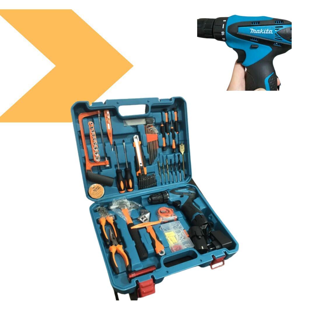 Аккумуляторная дрель-шуруповерт Makita DF330DWE 12V 2.0Ah в чемодане (черный) (42651-1344-2_2030)