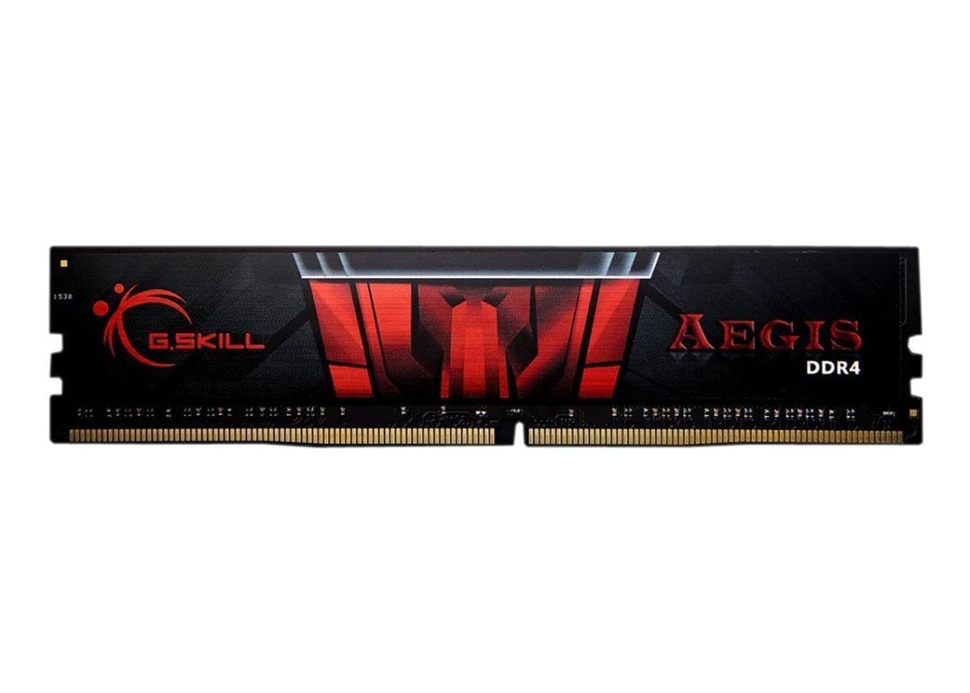 Пам'ять для настільних комп'ютерів G.Skill 16 GB DDR4 2666 MHz Aegis (F4-2666C19S-16GIS) Пам'ять для настільних комп'ютерів G.Skill 16 GB DDR4 2666 MHz Aegis (F4-2666C19S-16GIS)