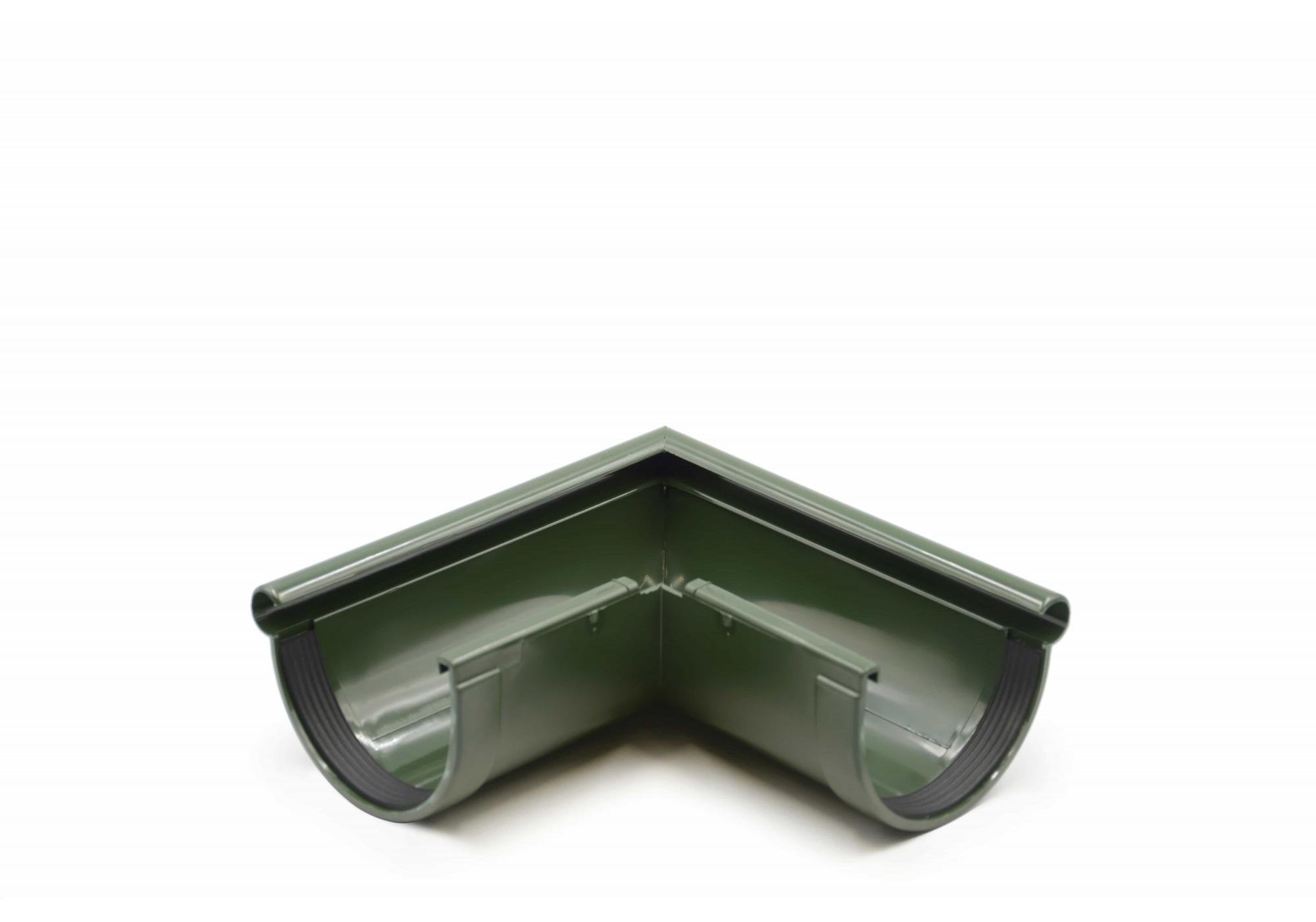 Угол желоба наружный RAINWAY 90° 130/100 Зеленый (201120230843)