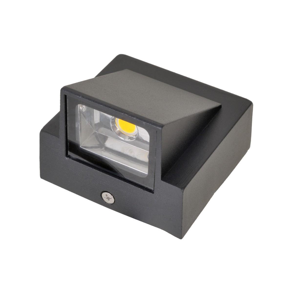 Підсвітка фасадна Brille Led IP65 AL-224/1х3 W COB BK