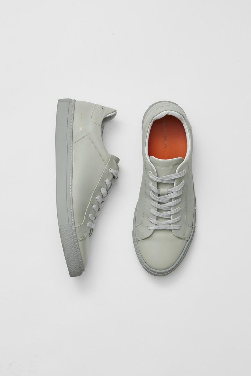 Кеди чоловічі Reiss Luca Tumbled Leather Trainers_reiss р. 44 Grey (00255)