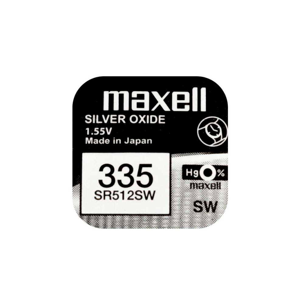 Батарейка MAXELL SR512SW/335 1 шт. (4902580132170) Батарейка MAXELL SR512SW/335 1 шт. (4902580132170)