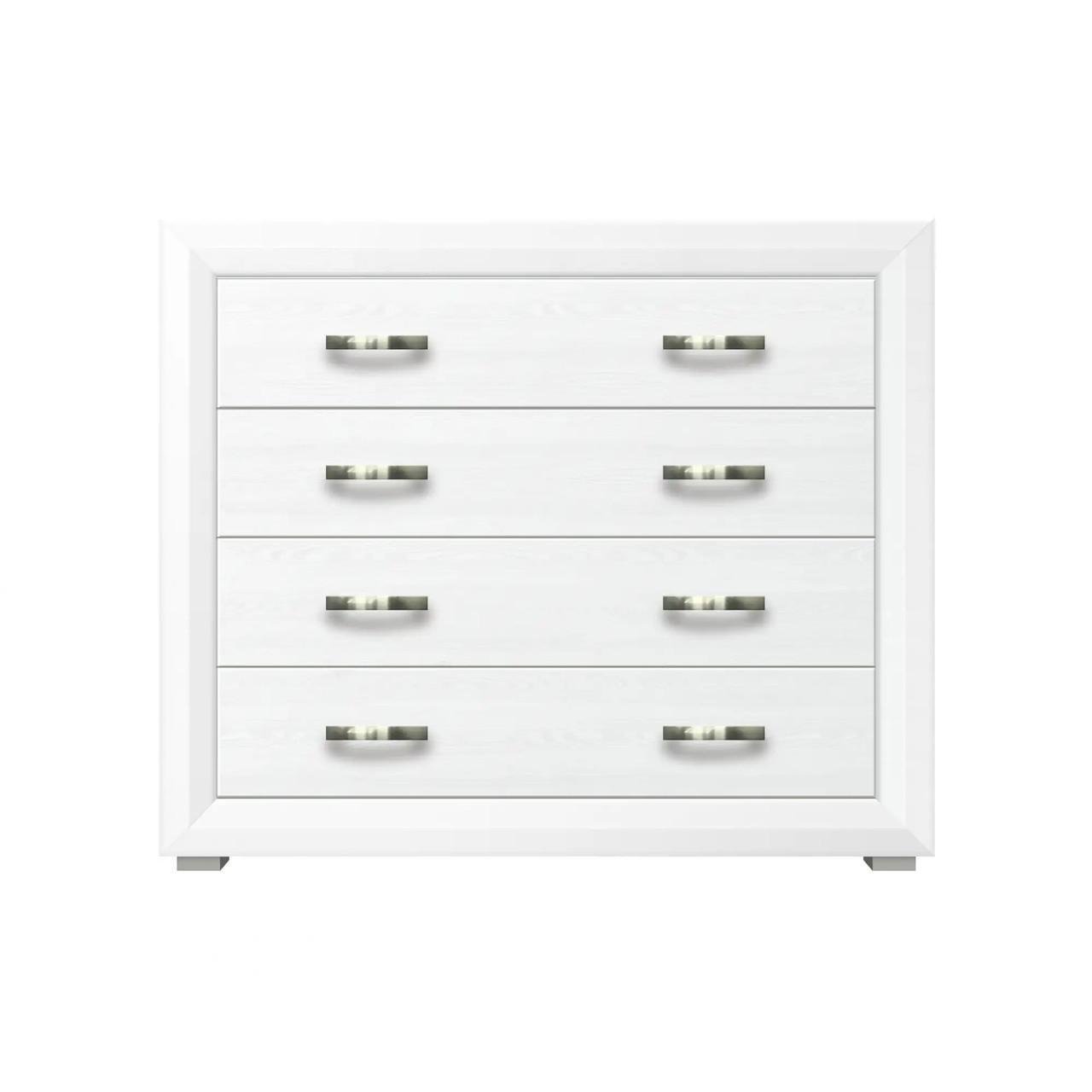 Комод в спальню ВМК БРВ Маркус KOM4S/11 Джанни/Дуб каменный (GRB-1507)