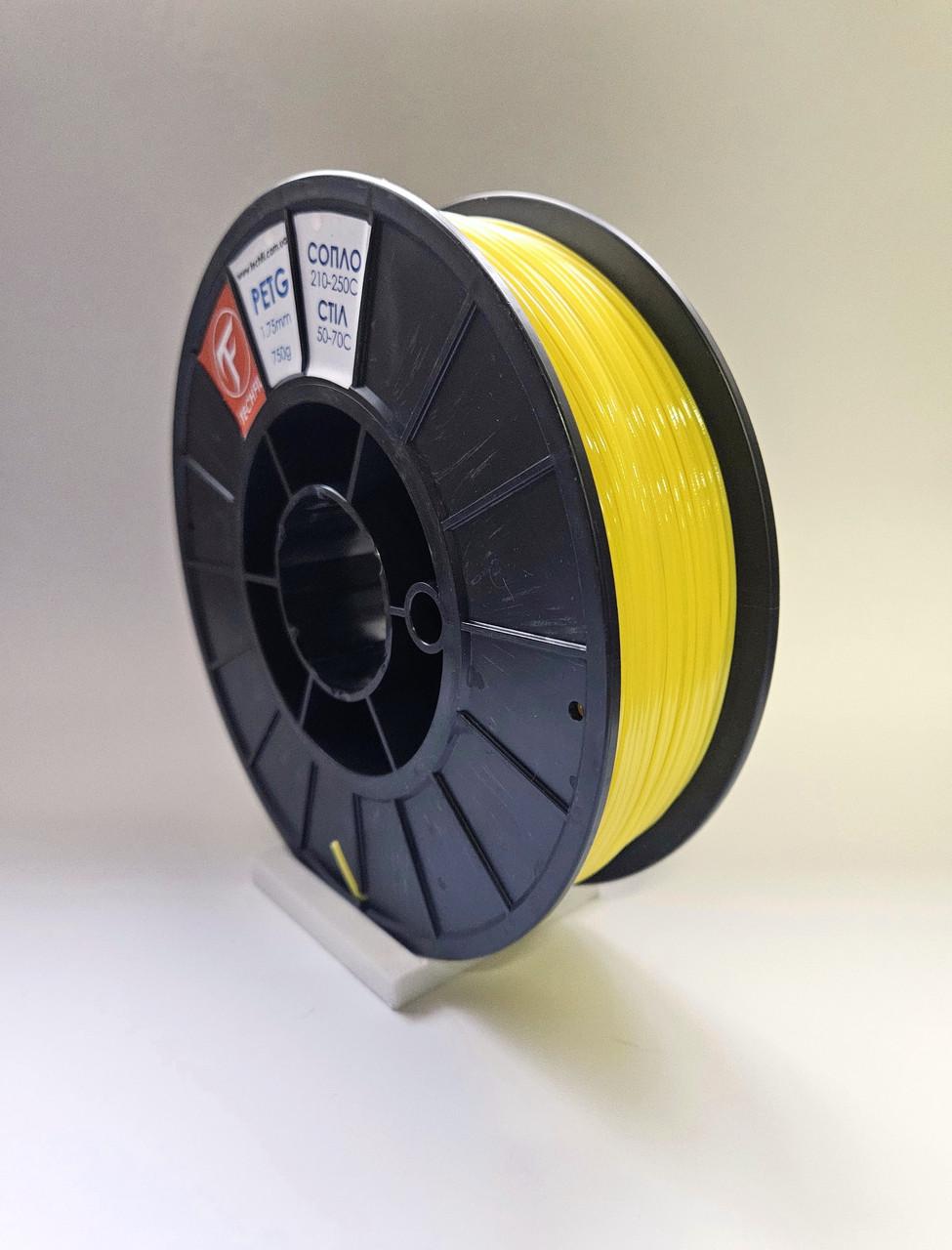 Нить для 3D печати PETG Techfil марка 074 1,75 мм Желтый