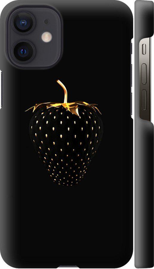 Чехол на iPhone 12 Mini Черная клубника (3585m-2071-42517)