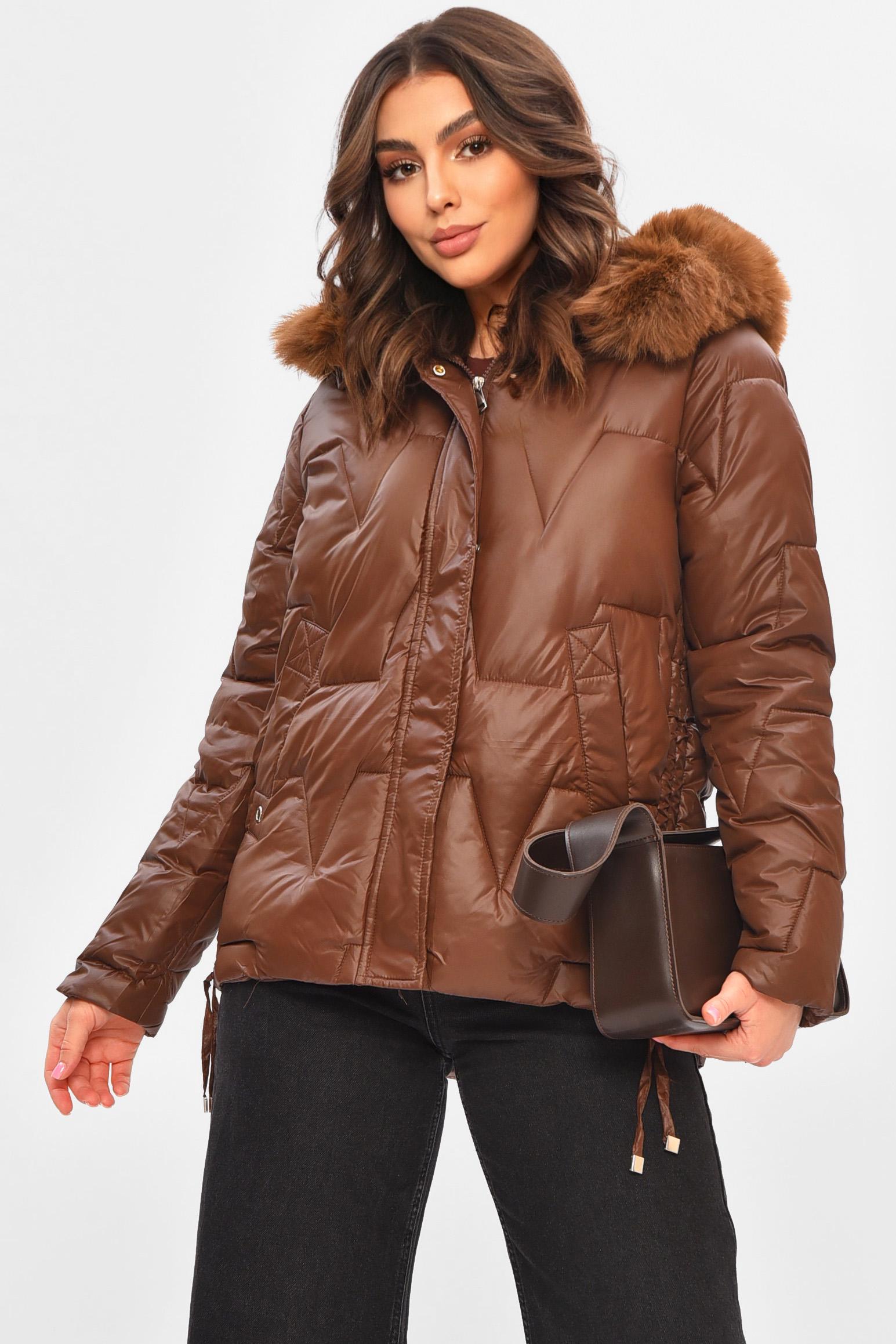 Куртка женская демисезонная XL Шоколад (206968) Куртка женская демисезонная XL Шоколад (206968)