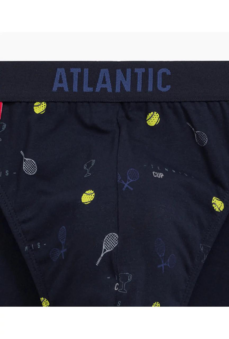 Набор трусов-брифов Atlantic 3MP-171 средней посадки хлопковых 3 шт. XL Темно-синий (25211239) - фото 5 Набор трусов-брифов Atlantic 3MP-171 средней посадки хлопковых 3 шт. XL Темно-синий (25211239) - фото 5