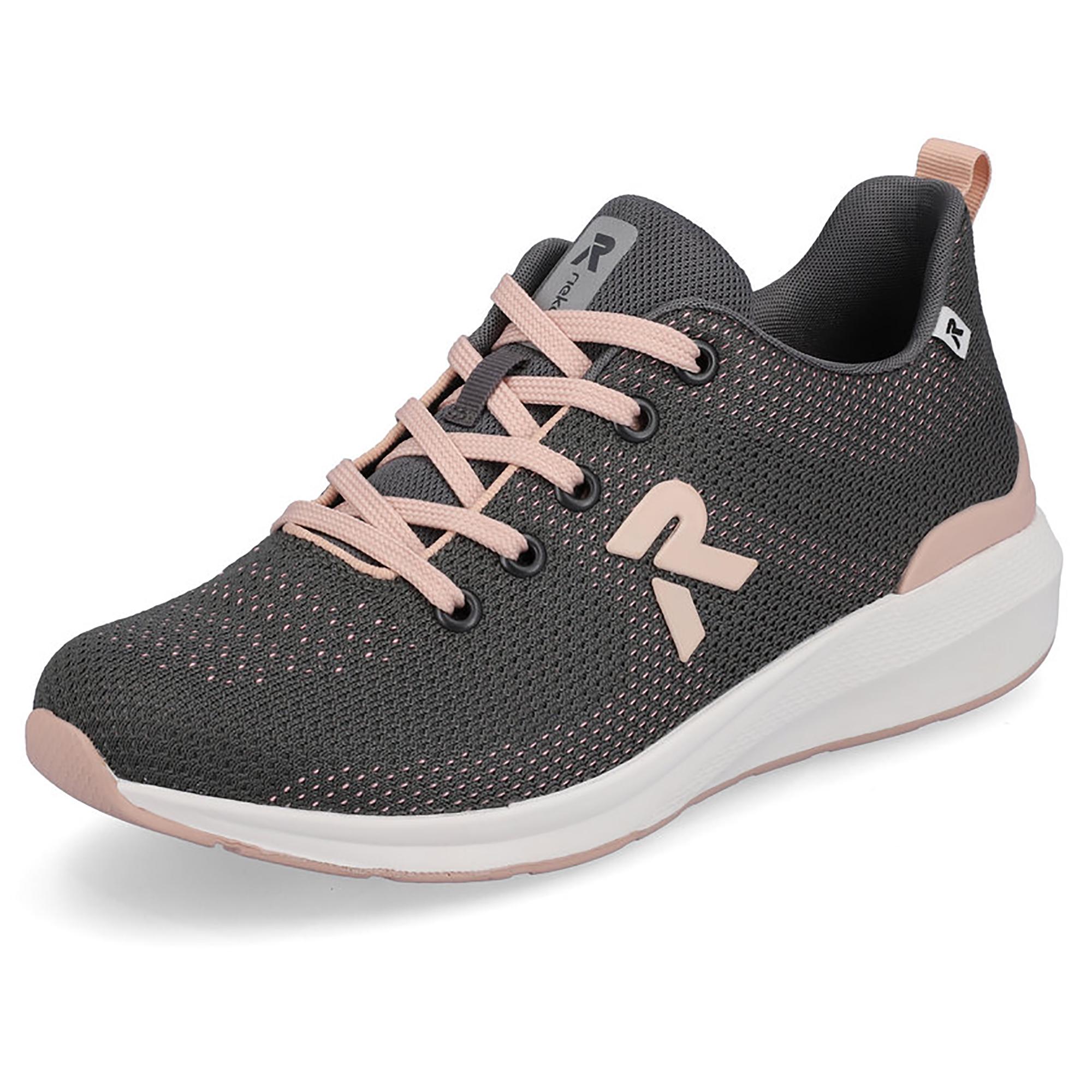 Кроссовки женские весенние Rieker р. 39 Серый/Розовый (089315-39) - фото 3 Кроссовки женские весенние Rieker р. 39 Серый/Розовый (089315-39) - фото 3