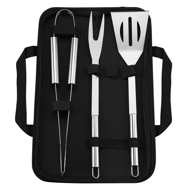 Набор аксессуаров для гриля Yiwu из нержавеющей стали 3 предмета Черный (149-107-HP-20-71) Набор аксессуаров для гриля Yiwu из нержавеющей стали 3 предмета Черный (149-107-HP-20-71)