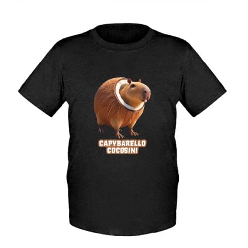 Футболка детская CAPYBARELLO COCOSINI 116 см Черный (19430955-2-211628-XS)