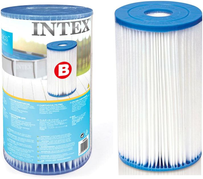 Картридж змінний для фільтру насоса тип В 14,5х25 см 2 шт. Білий (132-9-29005-2)