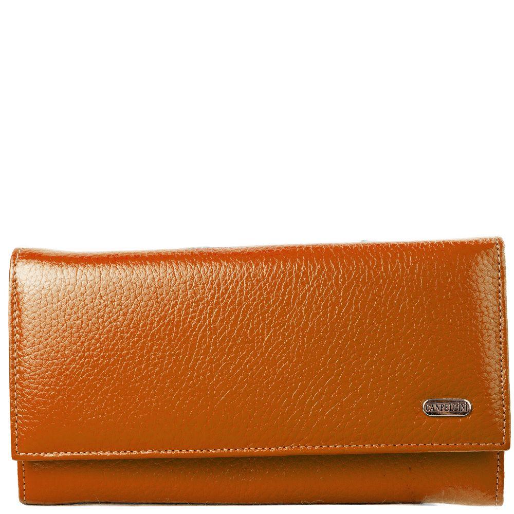 Кошелек женский кожаный CANPELLINI 1205 Коричневый - фото 2 Кошелек женский кожаный CANPELLINI 1205 Коричневый - фото 2