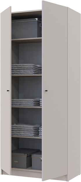 Шафа Doros Promo з полицями 90х48х204 см Кашемір (80737670) - фото 3 Шафа Doros Promo з полицями 90х48х204 см Кашемір (80737670) - фото 3
