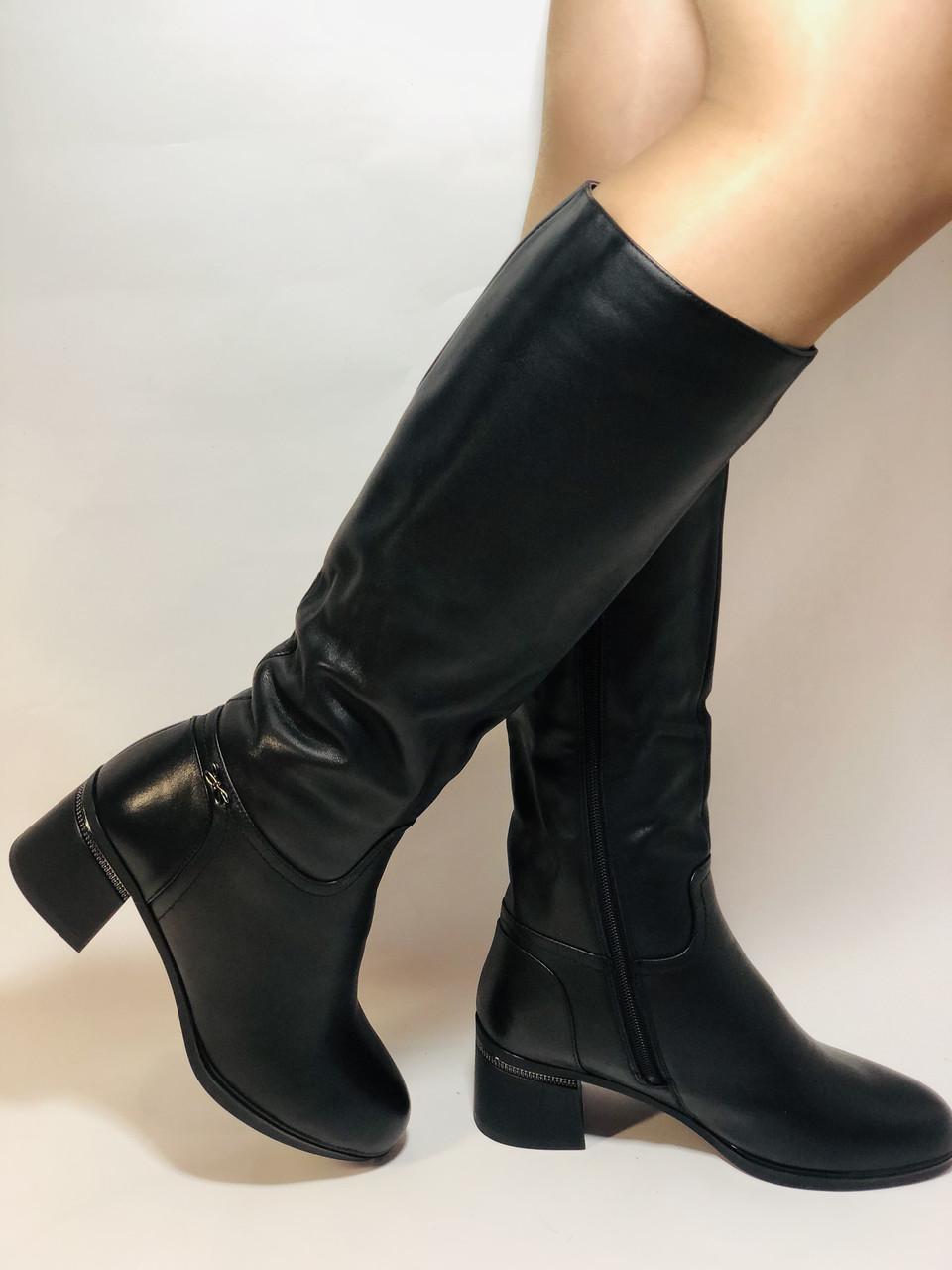 Сапоги женские зимние Erisses р. 39 25,0 см Черный (2418)