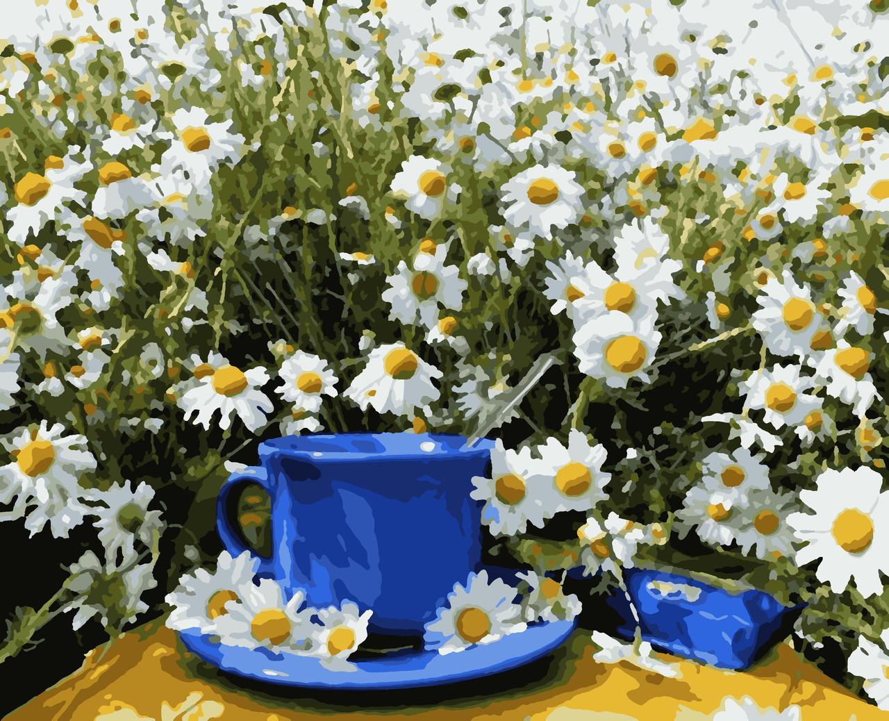 Картина по номерам Artissimo Завтрак в ромашках PN5517 40х50 см