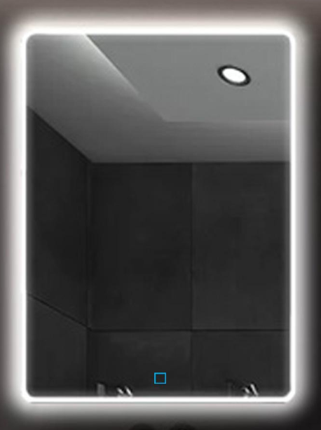 Дзеркало для ванної кімнати з підсвіткою LED Mirror Антігуа з сенсорним керуванням 60х80 см