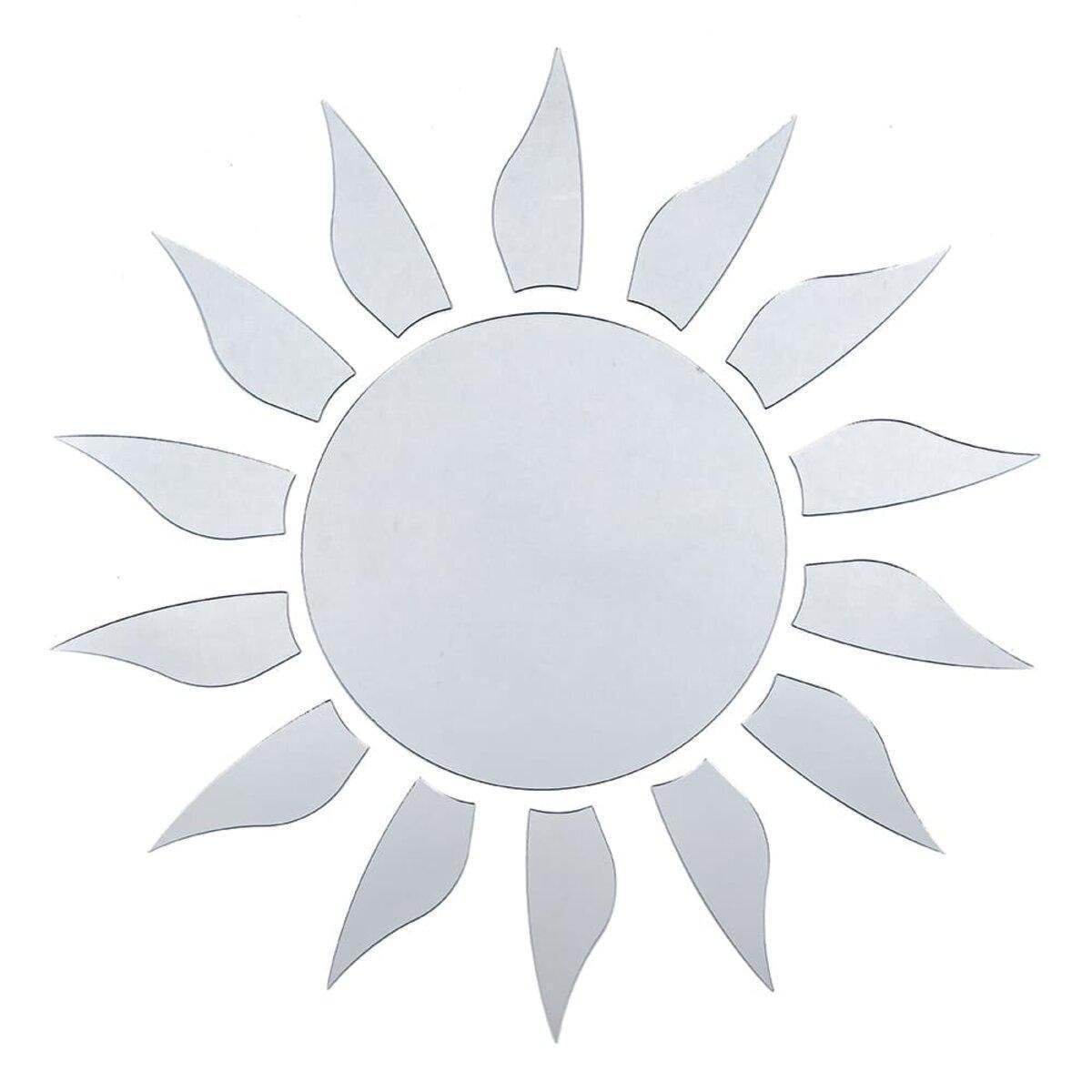 Декор дзеркальний акриловий самоклеючий 15 шт. Сріблястий (SW-00002501)