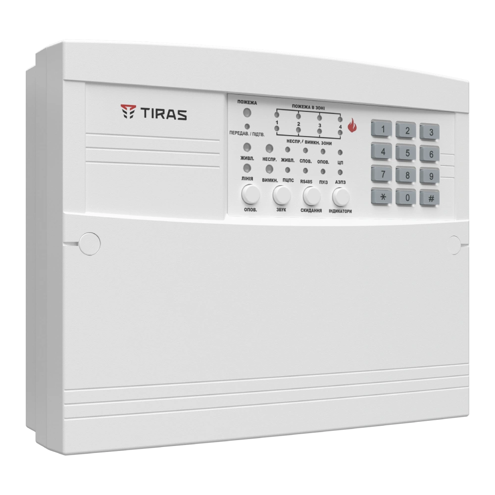 ᐉ Прибор пожарной сигнализации Тирас-4 п.1 со встроенным GSM/GPRS ...