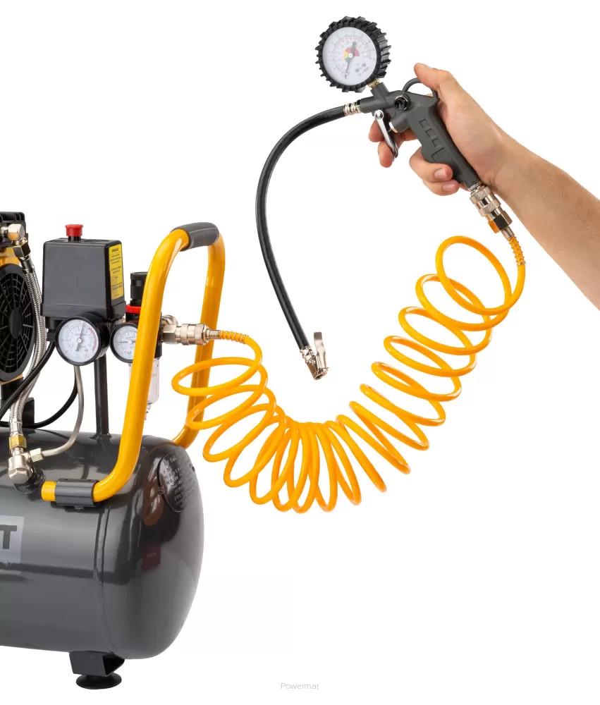 Набір пневмоінструментів Powermat PM-ZNP-6T 2597104176 2 пістолета шланг 5 м - фото 6 Набір пневмоінструментів Powermat PM-ZNP-6T 2597104176 2 пістолета шланг 5 м - фото 6