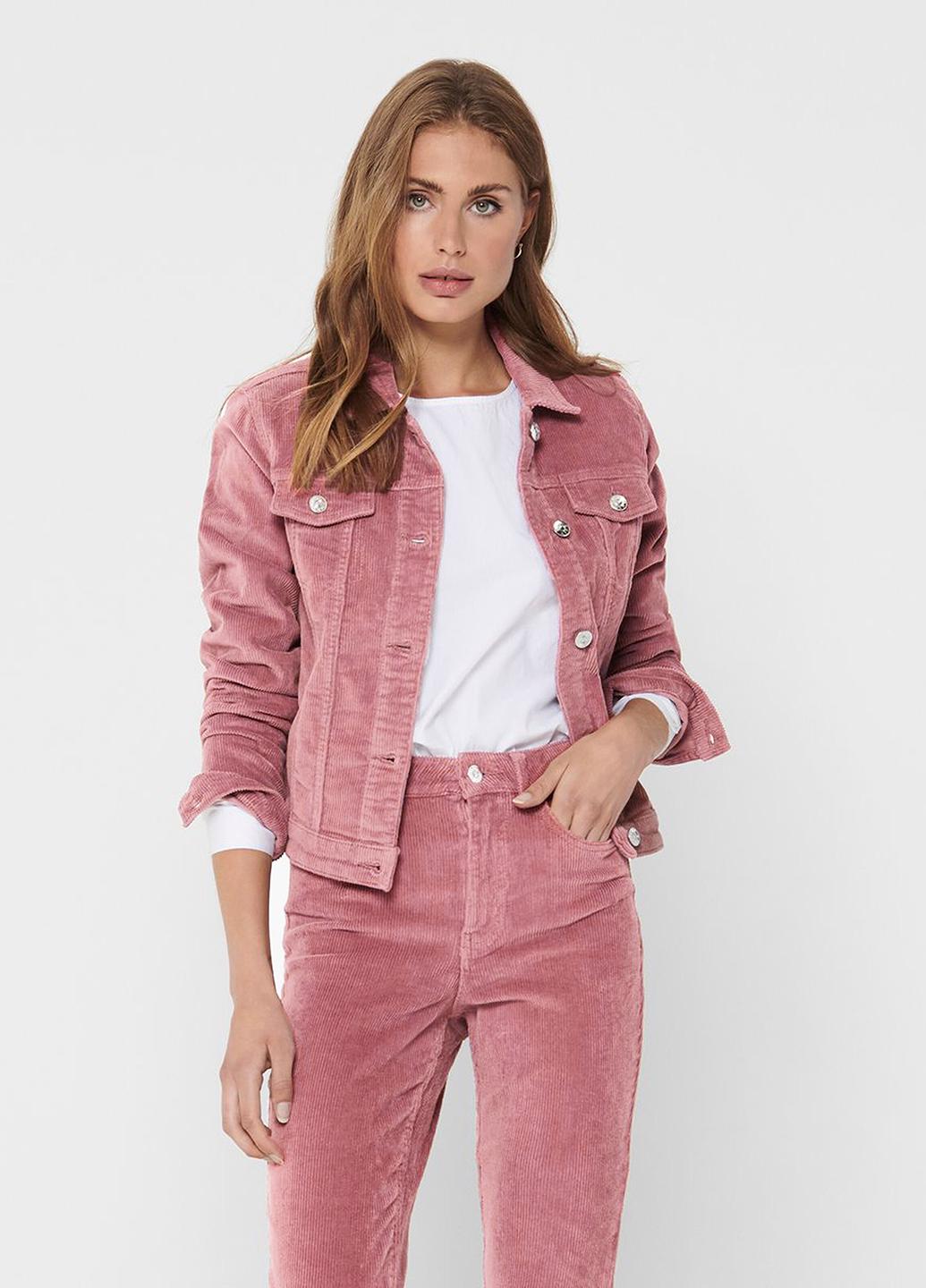 Куртка ONLY S Розовый (15220458b51)