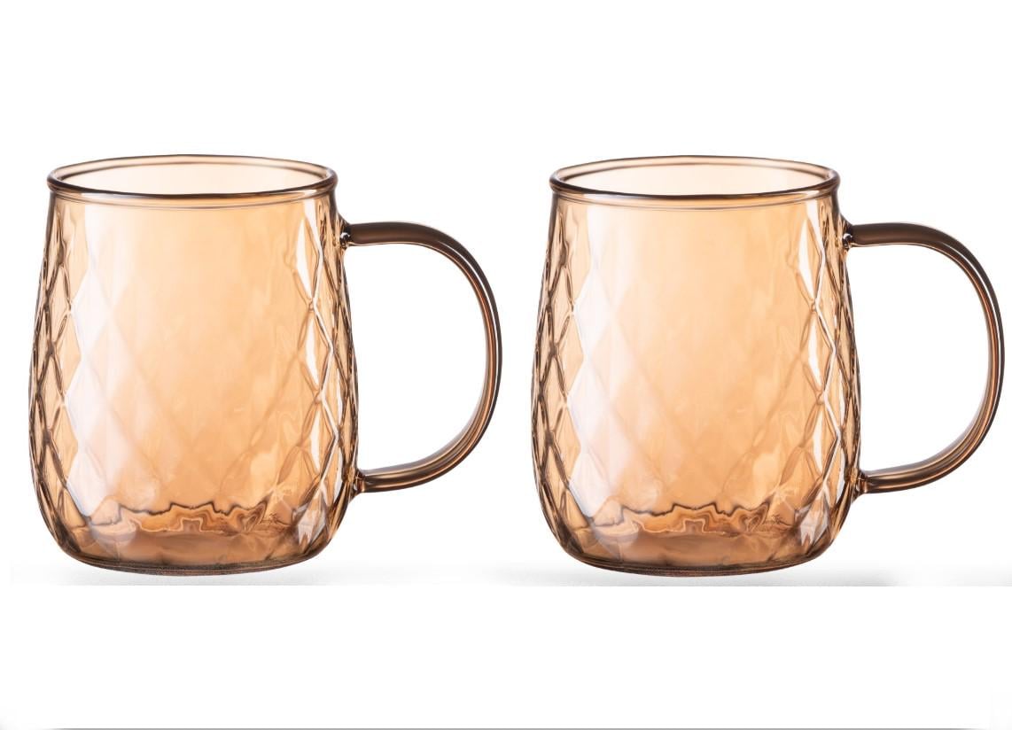 Набір чашок Ardesto Golden Moon 350 мл 2 шт. Прозорий/Золотий (AR2635GG) Набір чашок Ardesto Golden Moon 350 мл 2 шт. Прозорий/Золотий (AR2635GG)