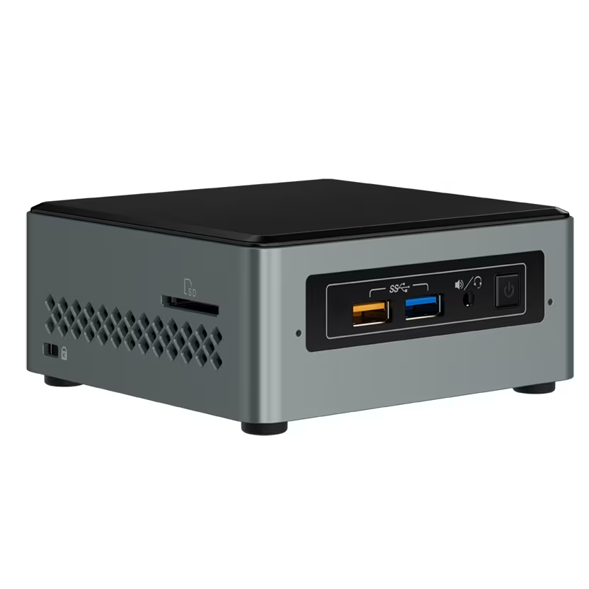 Системный блок Intel NUC6CAY Mini Intel Celeron J3455 2,3GHz 4GB DDR3 128 ГБ SSD bluetooth 4,2 WiFi-5 Windows 10