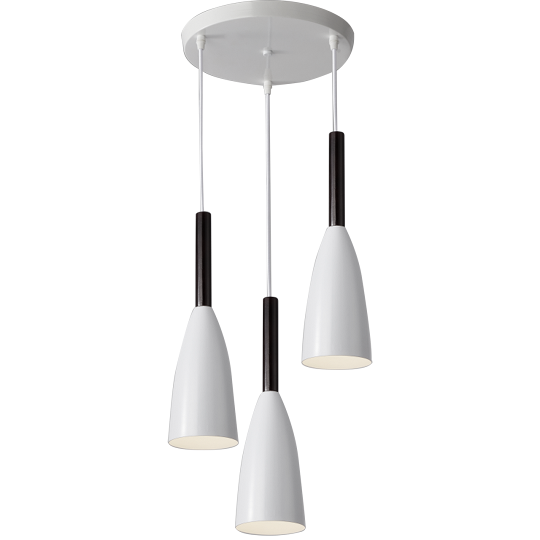 Люстра Loft Bell 3 WH E27 max 3x40 W Белый (V6939442477962)