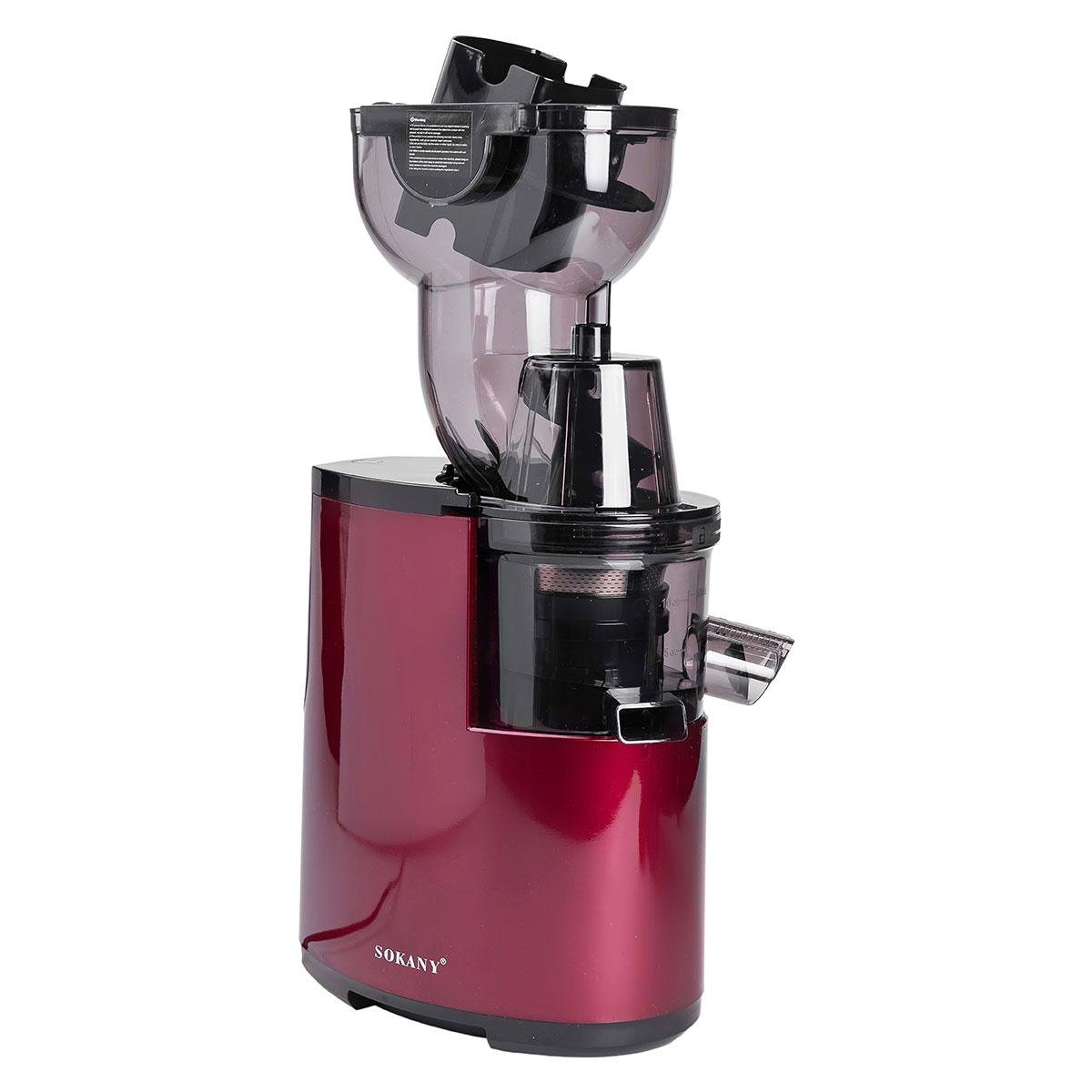 Соковижималка шнековая Sokany для томатов 2 скорости 300 Вт Красный (5863) - фото 10 Соковижималка шнековая Sokany для томатов 2 скорости 300 Вт Красный (5863) - фото 10