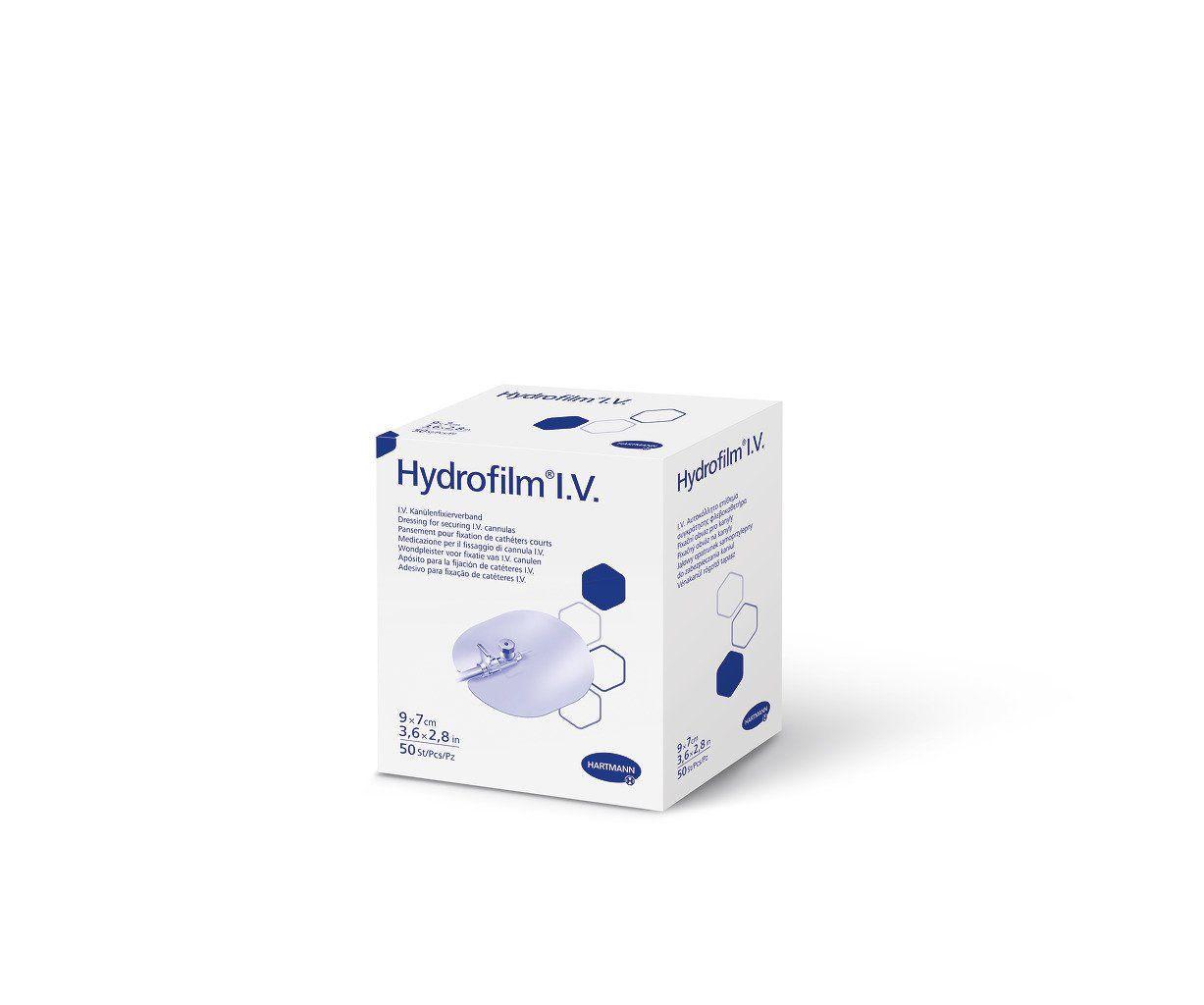 Плівкова пов'язка для фіксації канюль Hydrofilm I.V. 9х7 см 1 шт. - фото 2