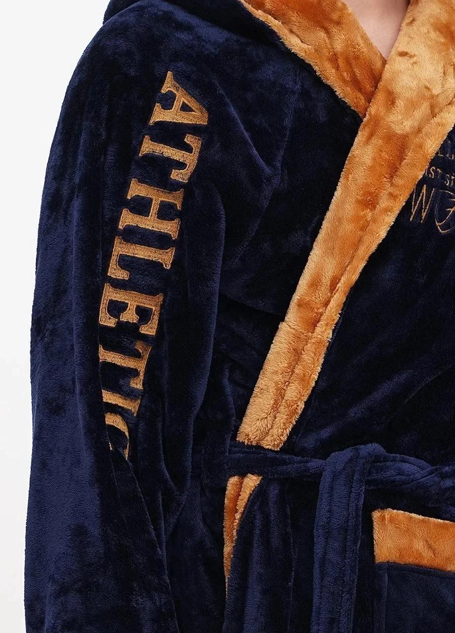 Халат Romeo Life махра 2XL Синий (9502-02-2XL) - фото 4