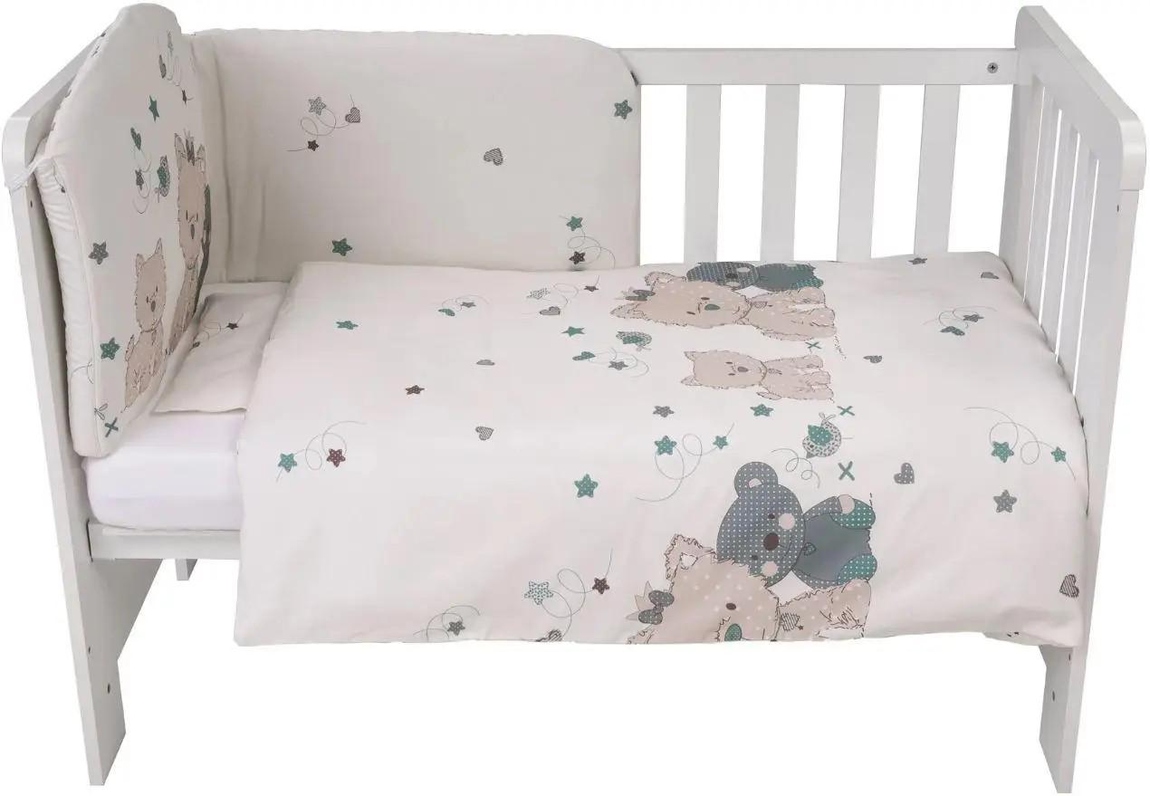 Комплект дитячої постільної білизни FreeON Bubaba ROMANTIC TEDDY 6 шт. (selvid164_22933)