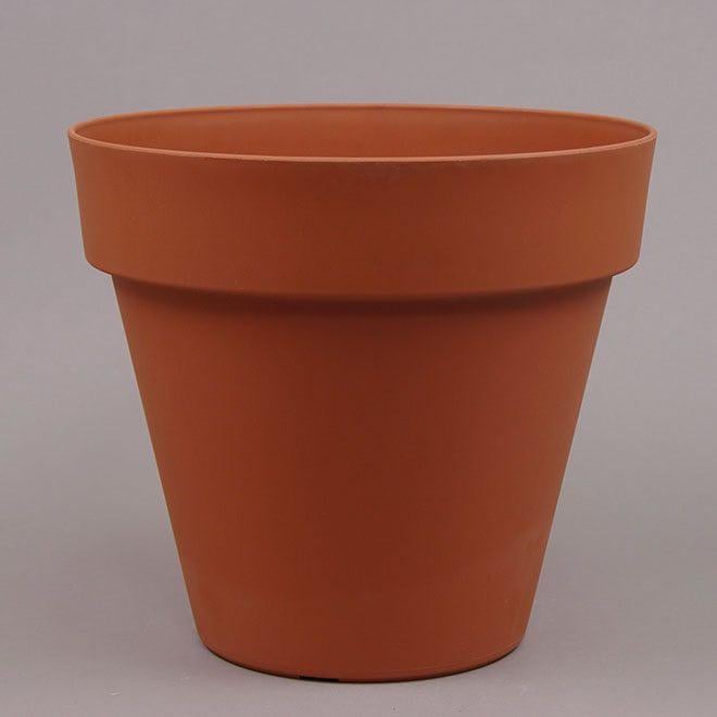 Горщик пластмасовий Flora Секвойя 39 см Теракотовий (82663)