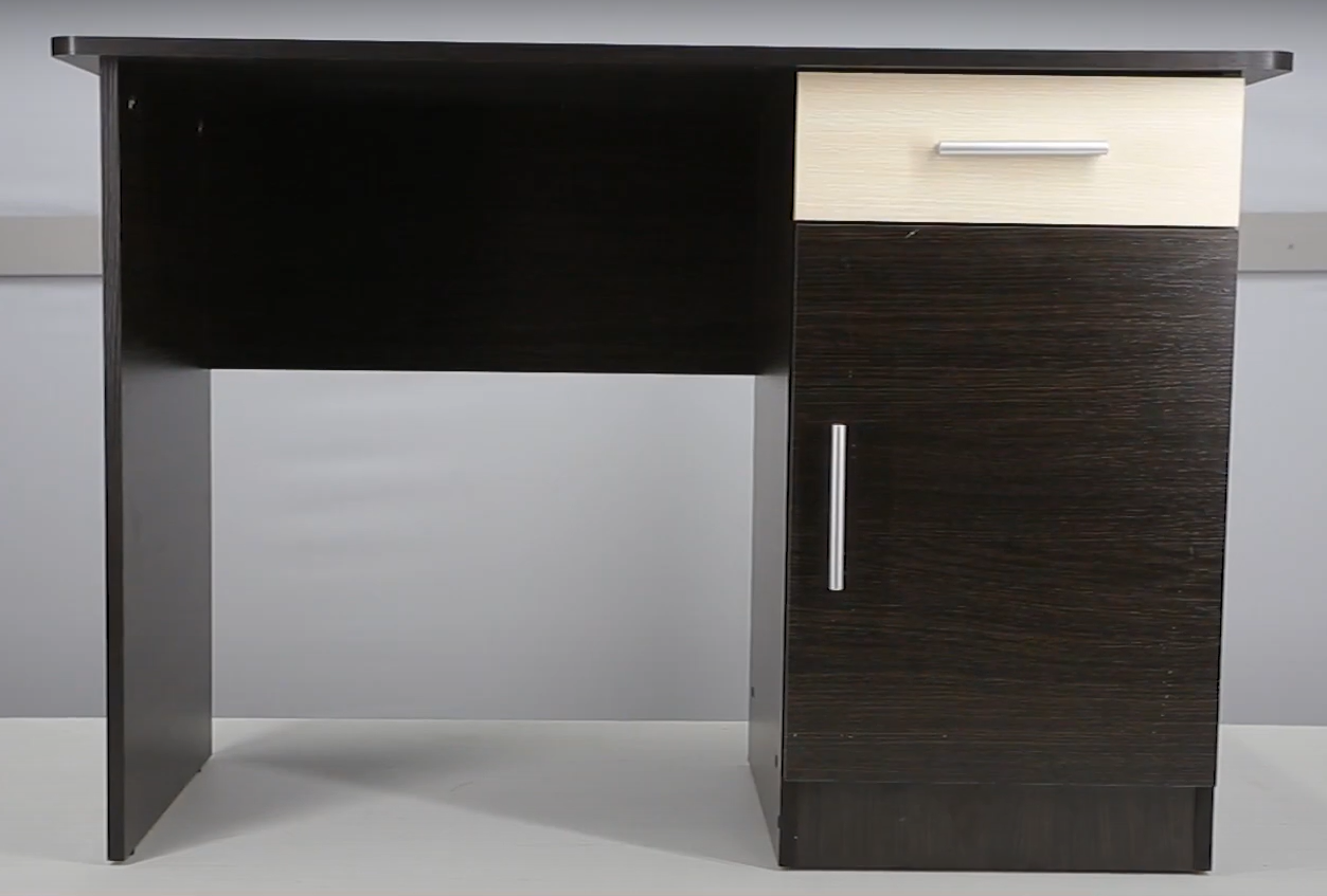 Стол письменный Эверест 110х55х75 см Венге темный/Дуб молочный (23477455)