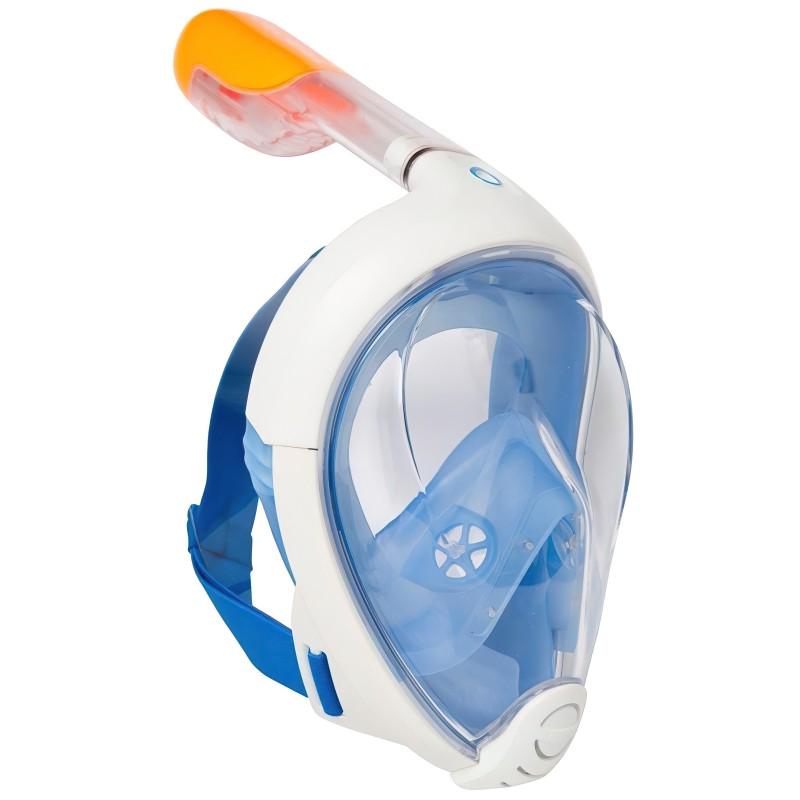 Маска для снорклинга Wellamart Easybreath Голубой L/XL (50500001)