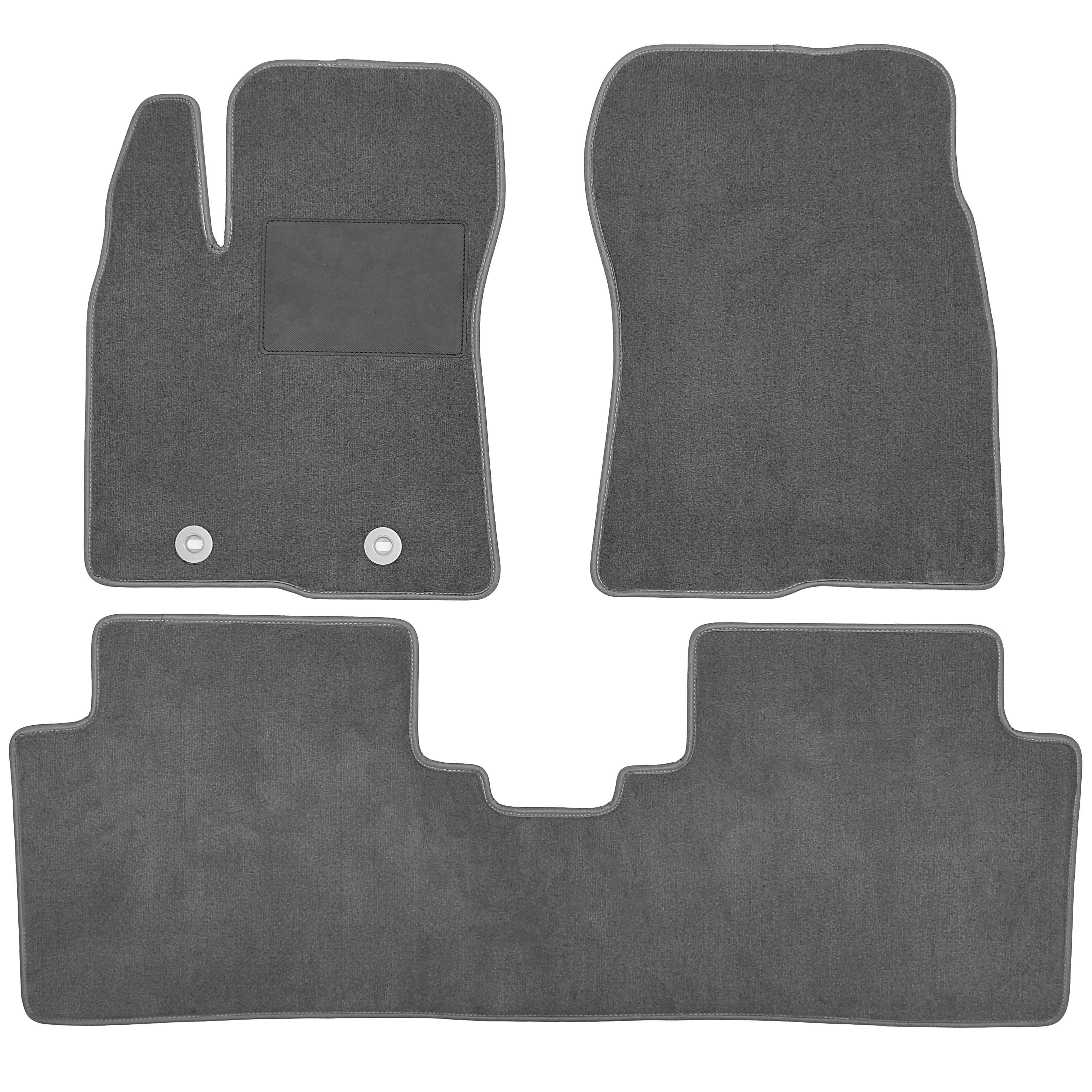 Коврики в салон Optimal для Toyota Avensis 20 2008-2015 текстильные Серый (169184)