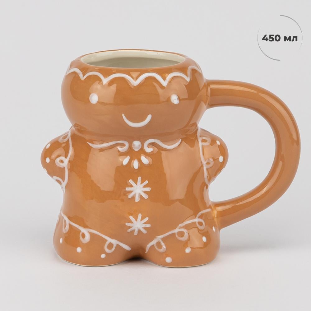 Чашка Імбирний пряник 450 мл (6036-004) - фото 2 Чашка Імбирний пряник 450 мл (6036-004) - фото 2