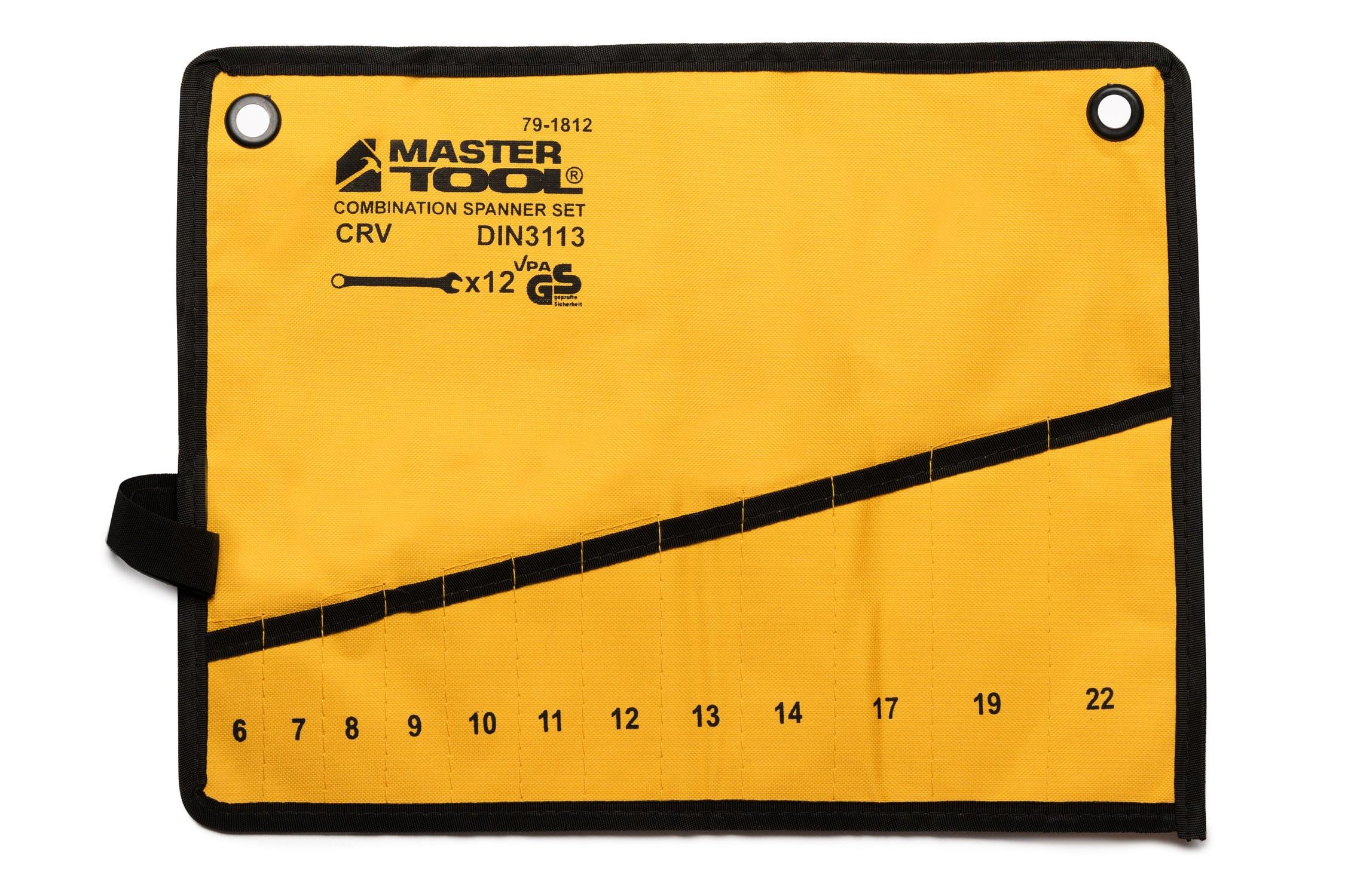 Чохол для гайкових ключів MASTERTOOL 12 кишень (79-1812) Чохол для гайкових ключів MASTERTOOL 12 кишень (79-1812)