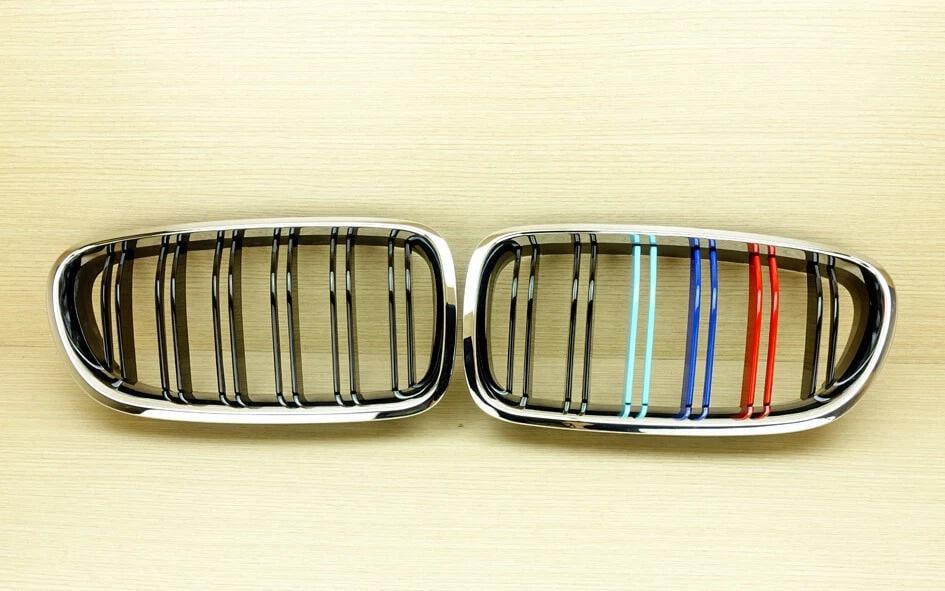 Решетка радиатора GBT для BMW 5 M-Look F-10/11/07 2010-2016 гг. пластик Черный (27669143)