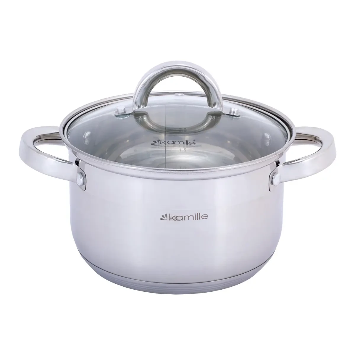 Набор кастрюль Kamille из нержавеющей стали 6 пр. (KM-5628S) - фото 7 Набор кастрюль Kamille из нержавеющей стали 6 пр. (KM-5628S) - фото 7